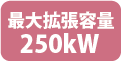 最大拡張容量250kW